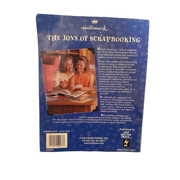 2003 Hallmark Scrapbooking Idea Book Paperback Crafts Diy Hobbies Vintage Y2k - Picture 2 of 8